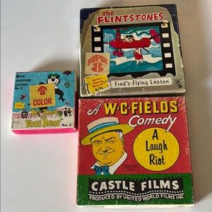 Vintage Cartoon Film Reels Super 8